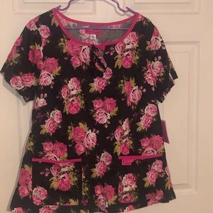 Betsey Johnson Scrub Top NWT
